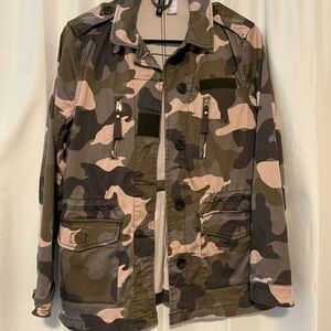 Camouflage Military Style Jacket